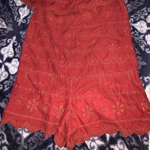 Off the shoulder romper